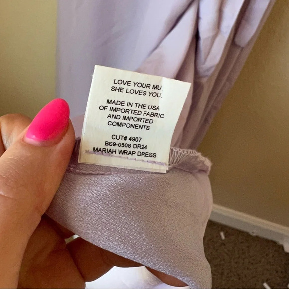 NWT Show Me Your MuMu Mariah High Low Wrap Dress - Picture 5 of 6